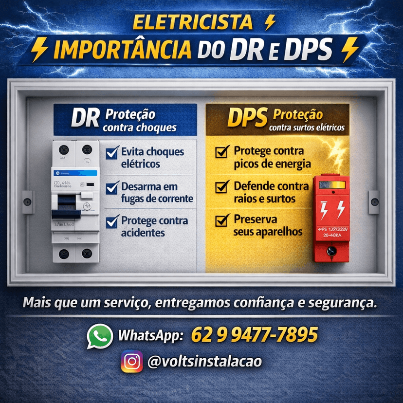 Trabalho de eletricista por Volts Instalação