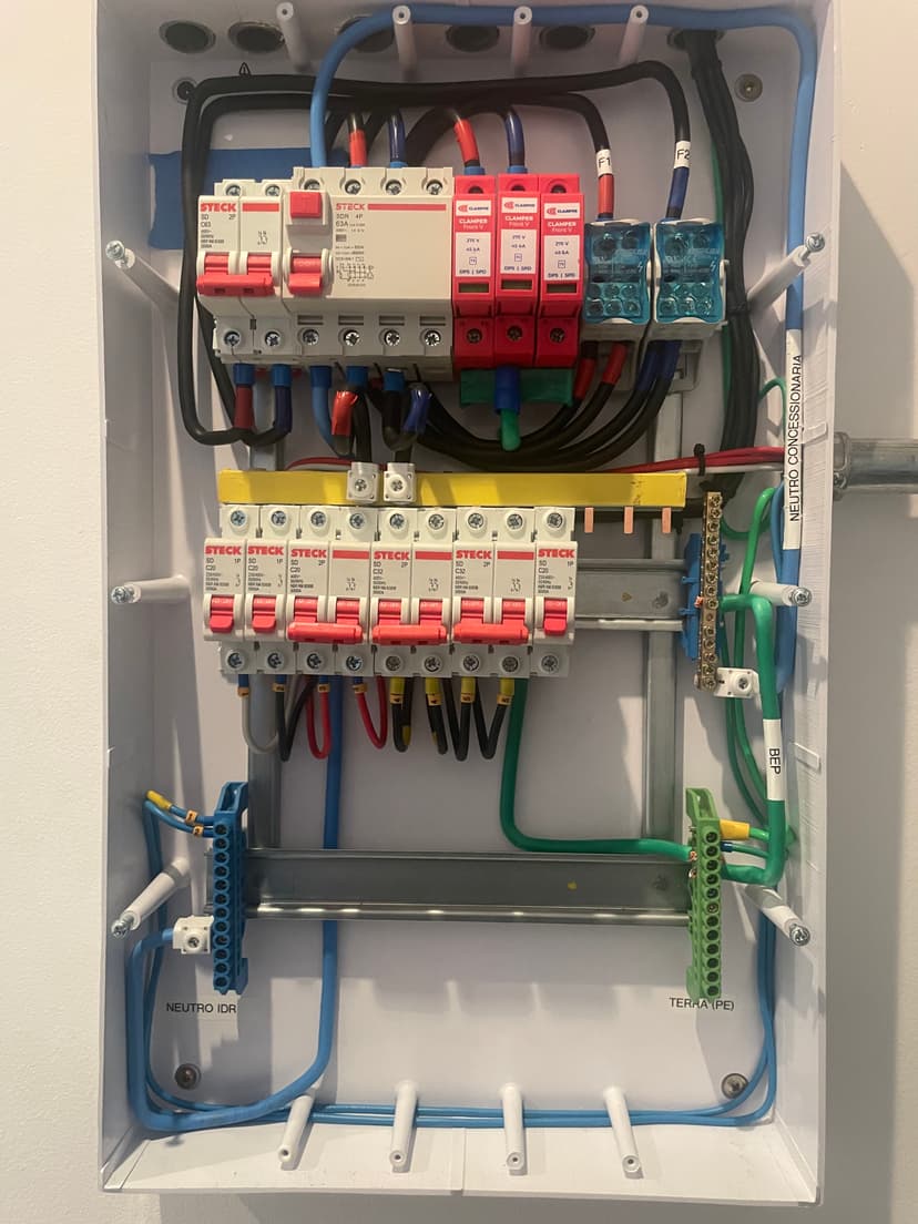 Trabalho de eletricista por Luís Roberto