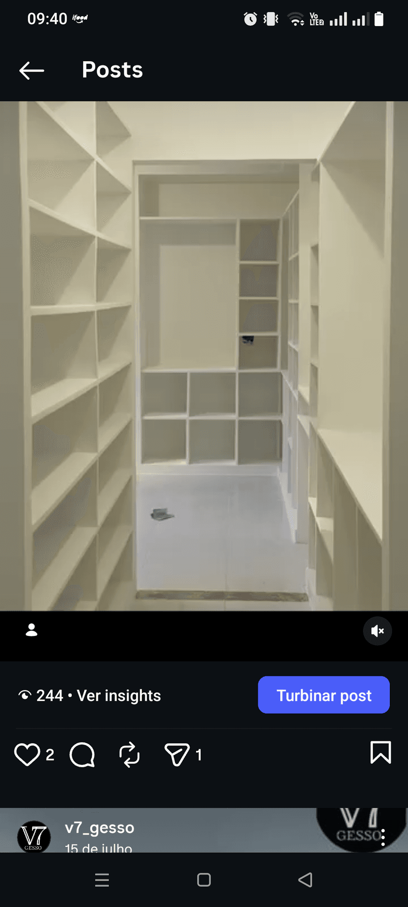 Trabalho de gesseiro por V7 Gesso e Serviços