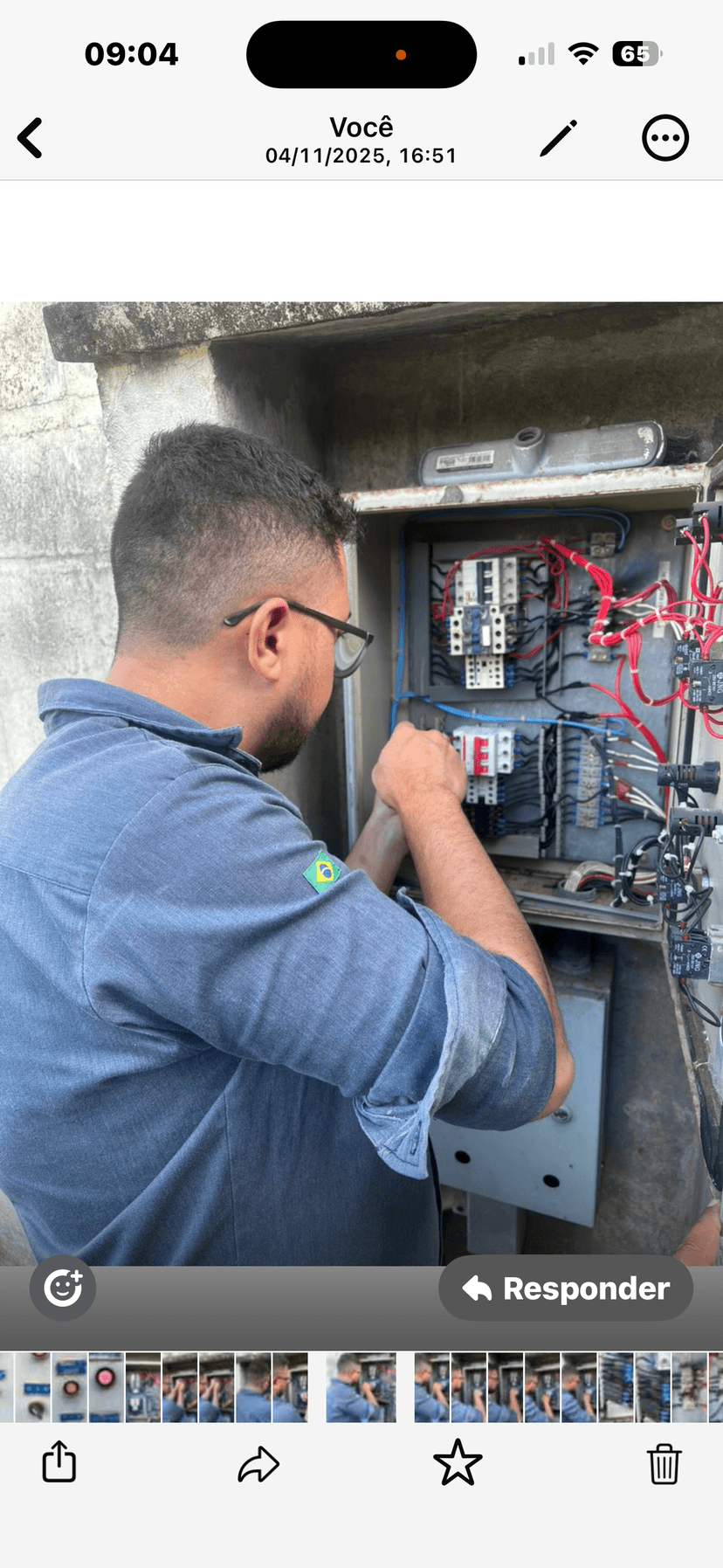 Trabalho de eletricista por AISLAN MENABO