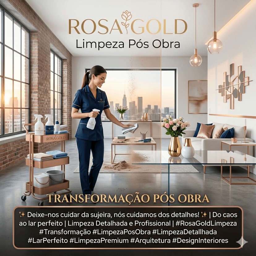 Trabalho de diarista por Rosa gold Limpeza pós obra