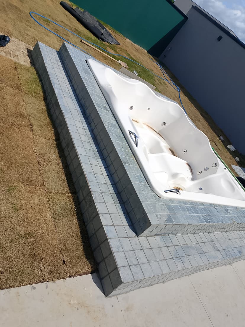 Trabalho de azulejista por Leandro