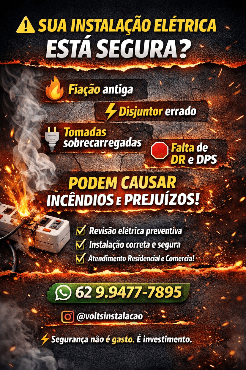 Trabalho de eletricista por Volts Instalação