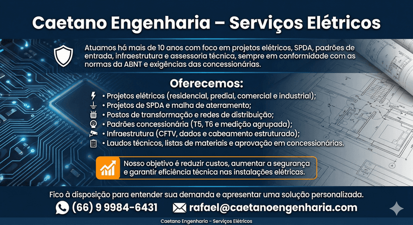 Trabalho de eletrotécnico por Rafael