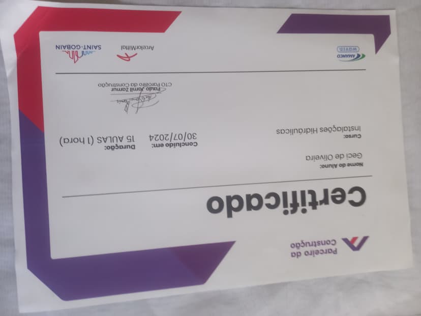 Trabalho de técnico em eletrodomésticos por GECI DE OLIVEIRA