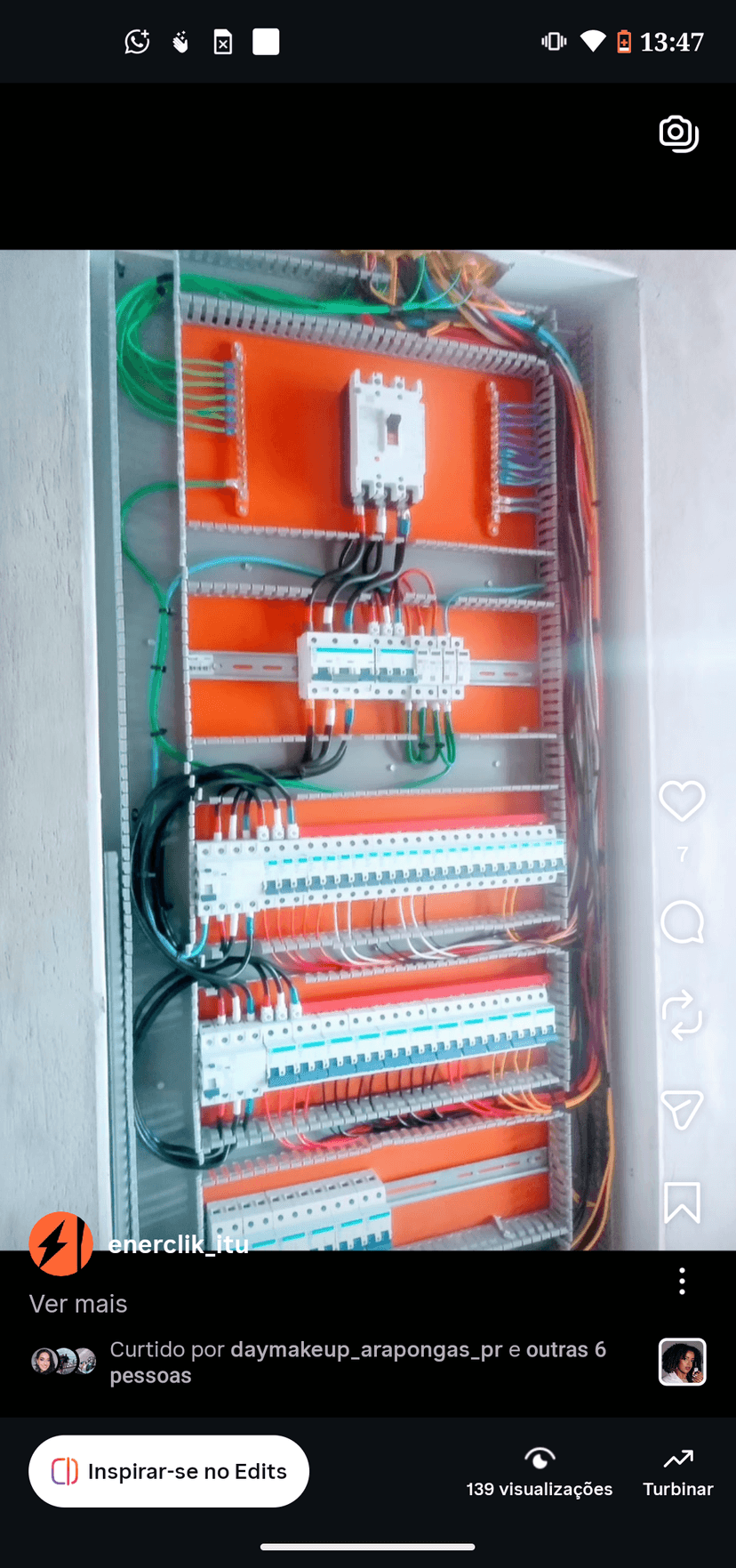 Trabalho de eletricista por Jeferson Rodrigo da Silva