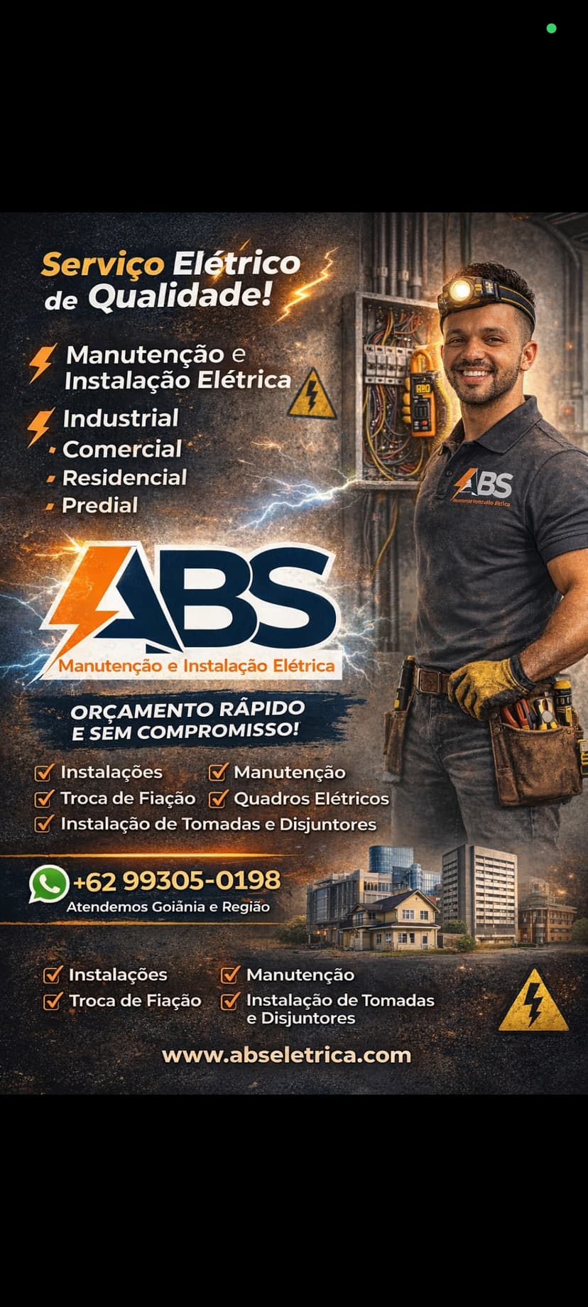 Trabalho de eletricista por ANDERSON DOS SANTOS BARBOSA