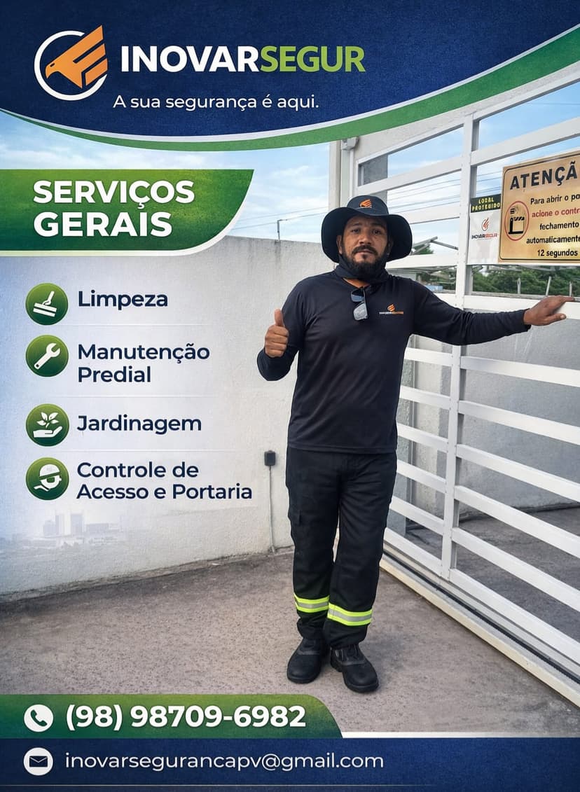 Trabalho de vigia por INOVARSEGUR SERVIÇOS DE SEGURANÇA
